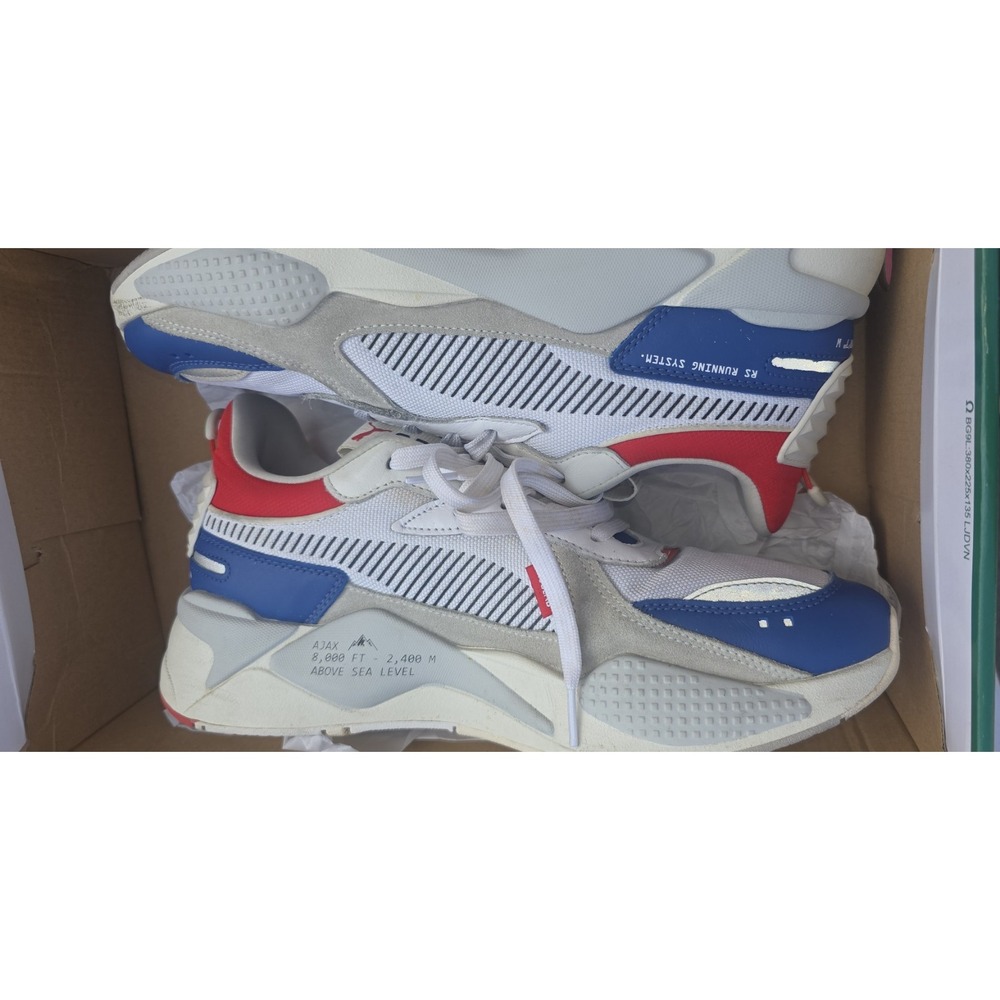 Puma RS-X Arctic SP Chunky Running Shoes Mens 11.5 White Blue Red 373888-01